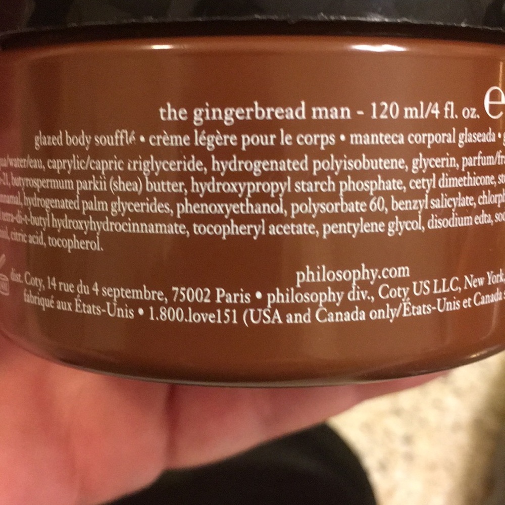 Philosophy Gingerbread Man glazed body soufflé NEW - Picture 2 of 3